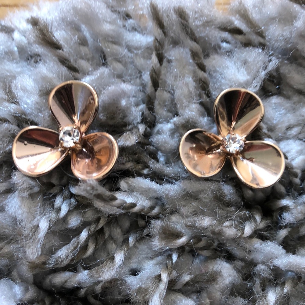 JCrew - Floral Stud Earrings